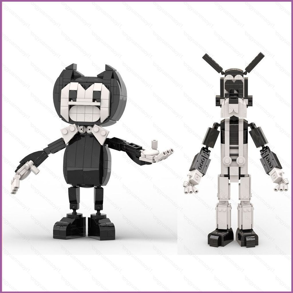 ZY1 Bendy และเครื่องหมึก Building Blocks Bendy Boris รูปตุ๊กตาตุ๊กตาของเล่นสําหรับของขวัญเด็กคอลเลกช