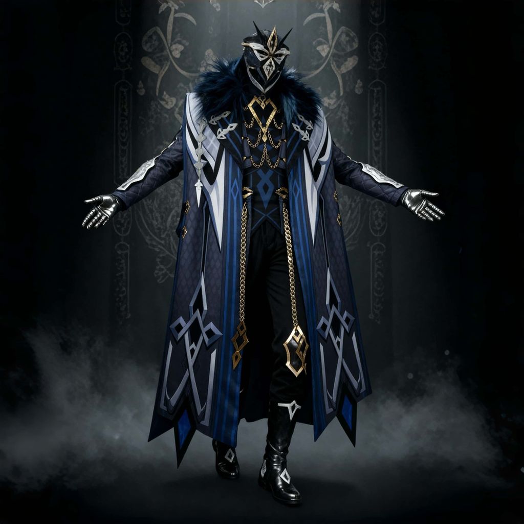 คอสเพลย์ตัวละครใหม่จากเกม Captain Yuanshen และ Captain Kapitano รวมถึง CEO Captain April Fools สไตล์