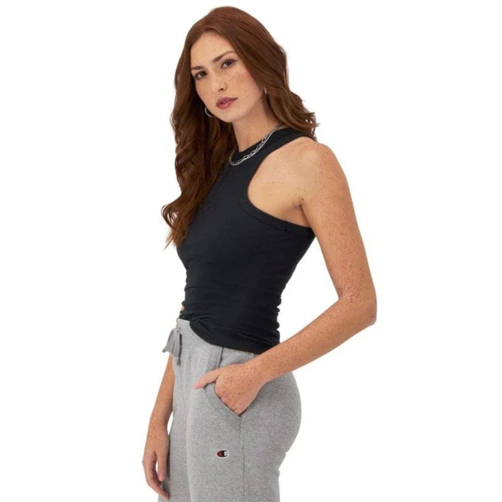 CHAMPION HIGH NECK RIBBED TANK เสื้อกล้ามผู้หญิง รูปที่ 2