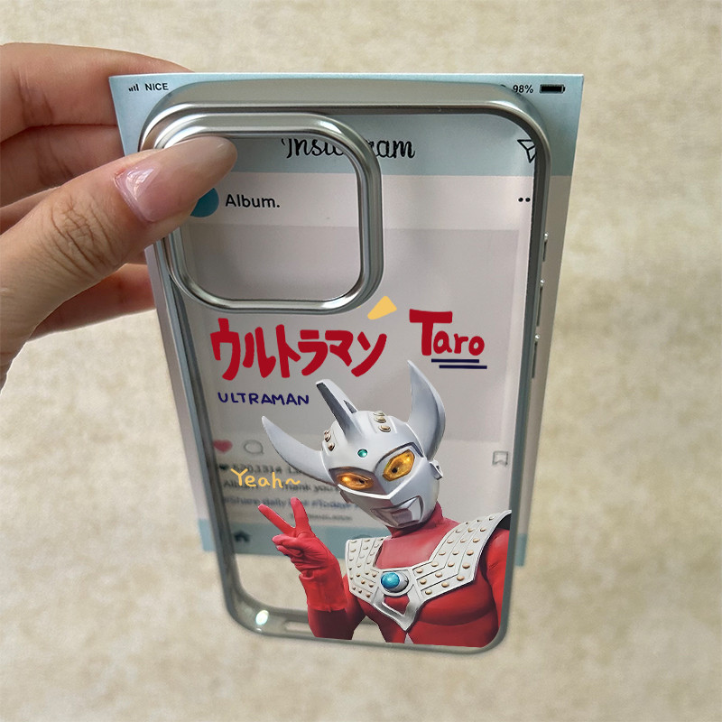 สำหรับ เคสไอโฟน 13 12 11 iPhone 17 16 15 14 PRO MAX 7/8PLUS อุลตร้าแมน ทาโร่ แอปเปิ้ลโทรศัพท์ จัดส่งจากประเทศไทย