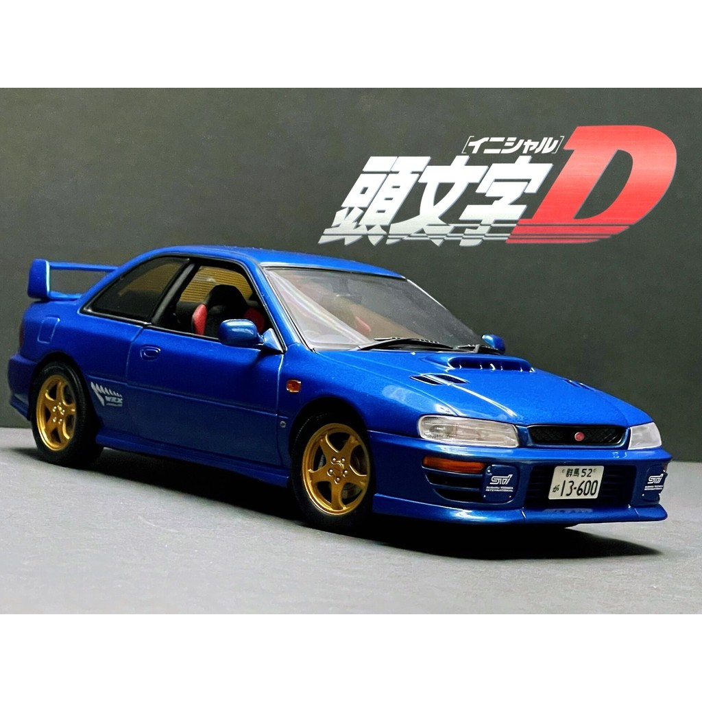 1/18 Initial D AUTOART SUBARU IMPREZA WRX STI TYPE R (GC8) Fujiwara เมื่อหนุ่ม Tai Young เป็นถนนที่ม