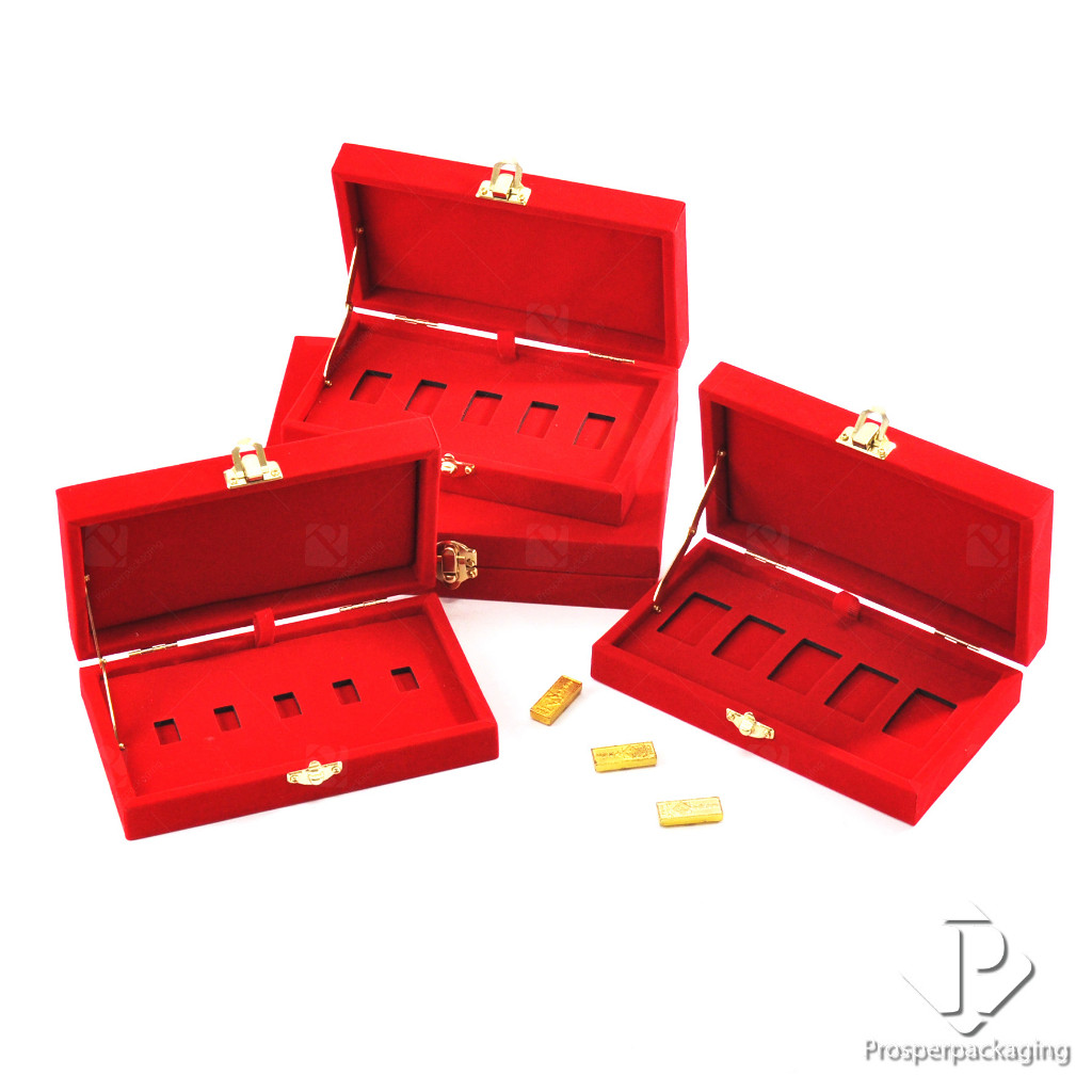 กล่องใส่ทองแท่ง ขนาดทองAURORA  จัดเก็บสะสมเพิ่มมูลค่า ใช่ในงานพิธี สินสอด มอบเป็นของขวัญพิเศษ