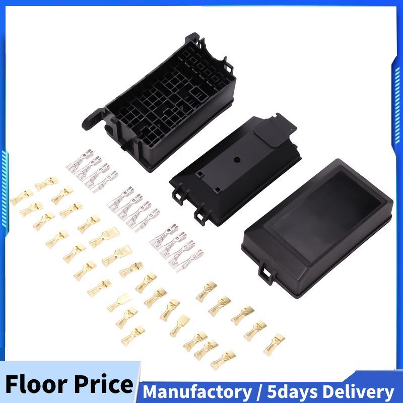 Fuse-Relay Box 5-Fuse Holders 6 Relay Block Holders Fuse-Block 12V Fuse-Box Car