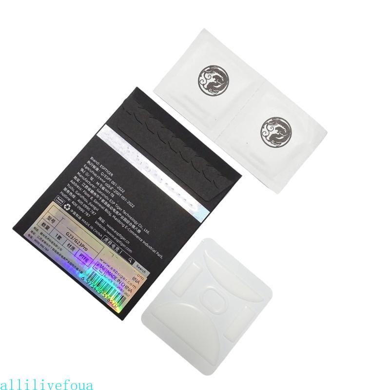 Allilivefoua 1 ชุดสเก็ตเมาส์น้ําแข็งแผ่นรองเมาส์เมาส์ Glides ฟุตสําหรับเมาส์ Incott G23