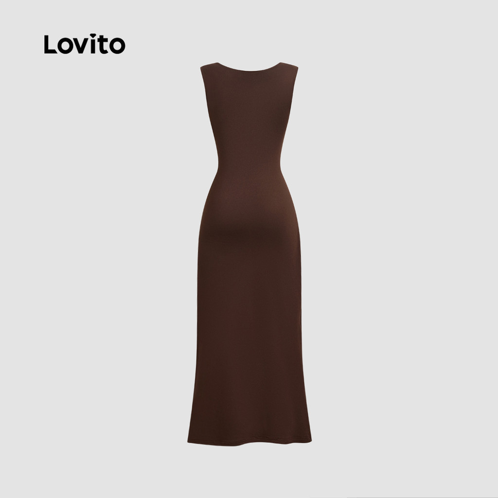 Lovito  เดรสเซ็กซี่ เดรสโลหะสีน้ําตาลทรงอสมมาตร สําหรับผู้หญิง.

เดรสเซ็กซี่ เดรสโลหะสีน้ําตาลทรงอสมมาตร สําหรับผู้หญิง. L171AD003 ราคา ถูกที่สุด ดีลบีเคเค แกลเลอรีภาพที่ 5