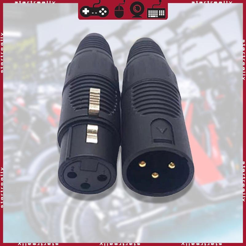 ST Wearproof 3Pin XLR Connector 3 Pin ปลั๊กแจ็คชายหญิงสําหรับสาย E-bike