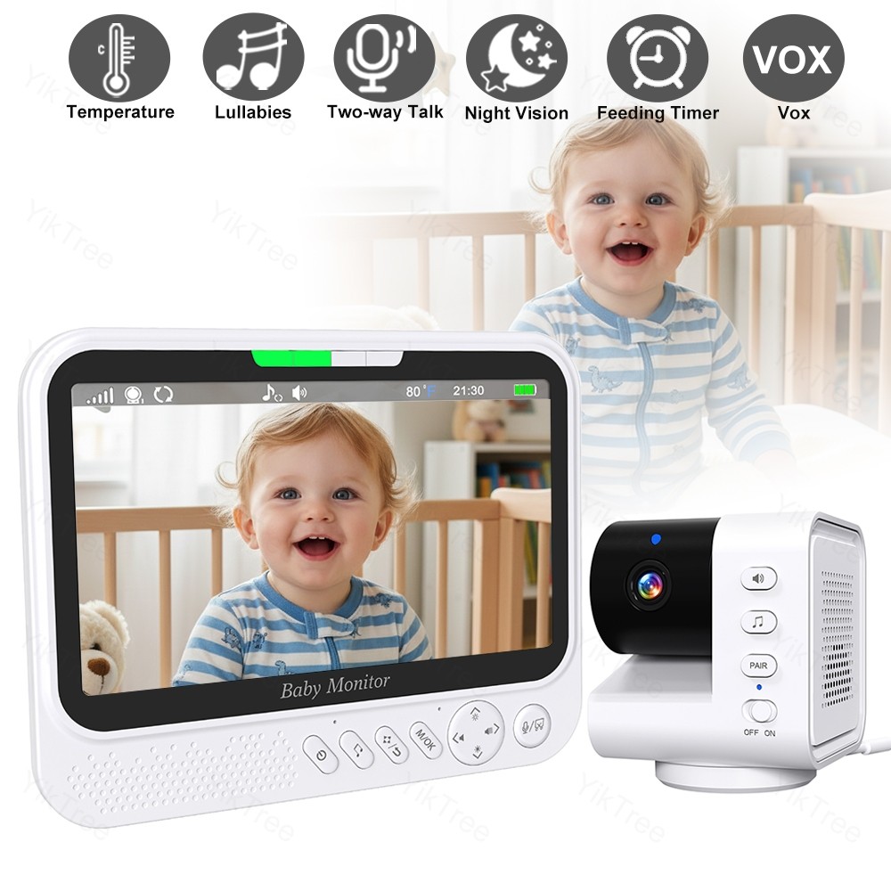 Baby Monitor กล้องเบบี้มอนิเตอร์ กล้องวงจรปิดใช้งานง่าย ไร้สาย เบบี้มอนิเตอร์ สนทนาผ่านกล้องได้