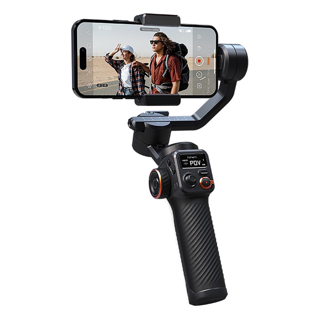 Bamaxis hohem iSteady M6 ชุดสมาร์ทโฟน 3 แกน Gimbal Stabilizer Anti-shake โทรศัพท์ Vlog 360° หน้าจอขน