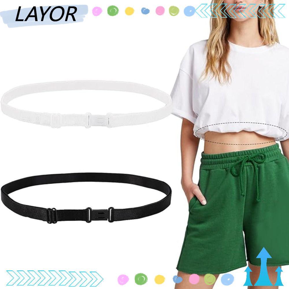 LAYOR Crop Tool สายปรับได้ ยืดหยุ่นสูง ทนทาน สำหรับเสื้อ-tank tops และ crop tops