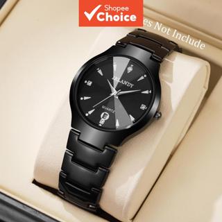 ธุรกิจนาฬิกาควอตซ์สําหรับผู้ชายสแตนเลสวงแฟชั่นปฏิทินนาฬิกาข้…
