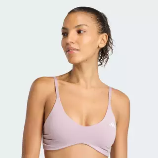 adidas Gym & Training บราซัพพอร์ตระดับต่ำ Optime Essentials Workout ผู้หญิง สีม่วง KE9868