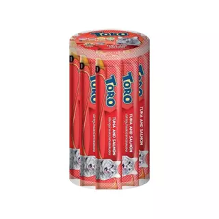Toro โทโร่ ขนมแมวเลีย 1 กระปุก มี 36 ซอง ซองละ 15 กรัม
