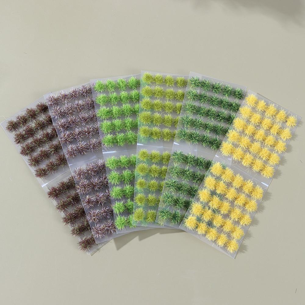 EUCALYTUSS 50PCS หญ้าเทียม Tufts Multi-terrain Micro ภูมิทัศน์ทรายตารางฉากพืช Cluster - รูปที่ 2