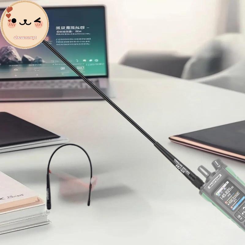 Chee AR-795 SMA-F หญิง Dual Band VHF/UHF 136-174MHz/400-520MHz เสาอากาศแบบนุ่ม AR-795 สําหรับ UV-5R 