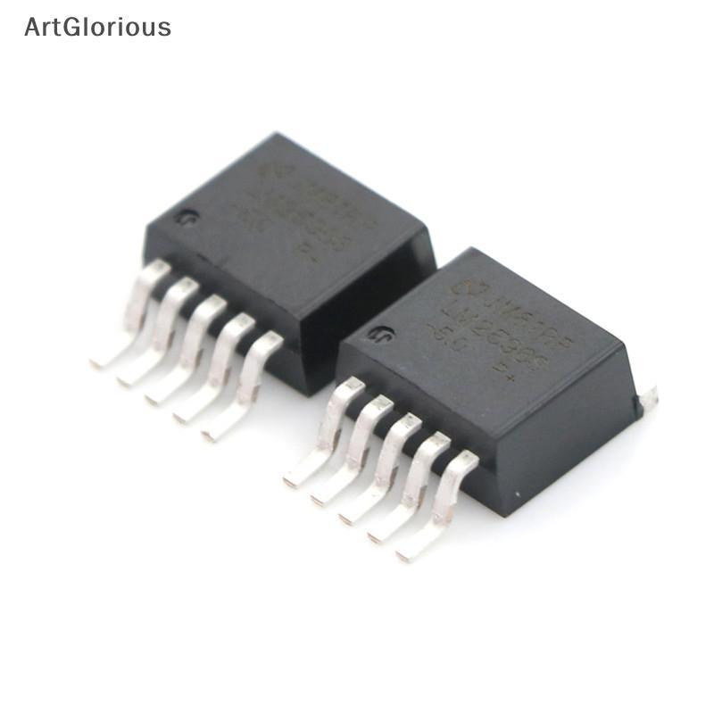 Art 10pcs LM2596S-5.0 LM2596 เครื่องปรับแรงดันไฟฟ้า IC SMD TO-263-5 5V 3A N