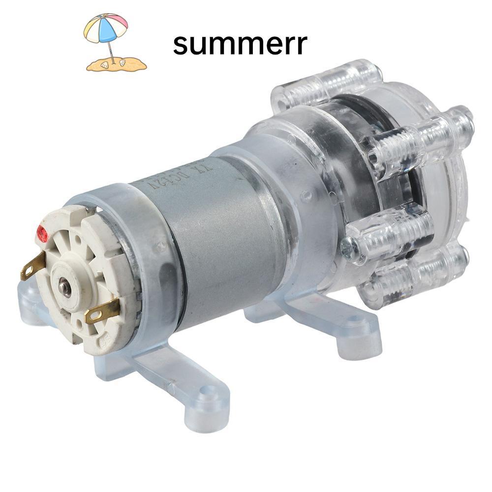 SUMMERR ปั๊มไดอะแฟรม, เครื่องใช้ในบ้าน EK1970 Self Priming, ทํางาน DC 6V ถึง 12V R385 สูบน้ําโครงการ