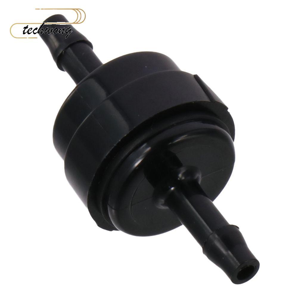 TECHWONG Check Valve, Non Return 1/8" 3/16" 1/4" One-way Check Valve, One-way Valve Black Nylon One 
