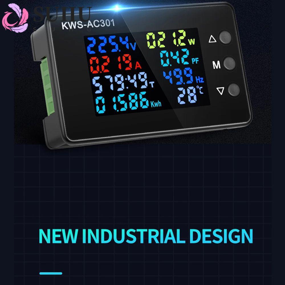 SUHU AC Wattmeter Dedicated Chip Power Detector 0-100A KWS-AC301 Power Energy Meter