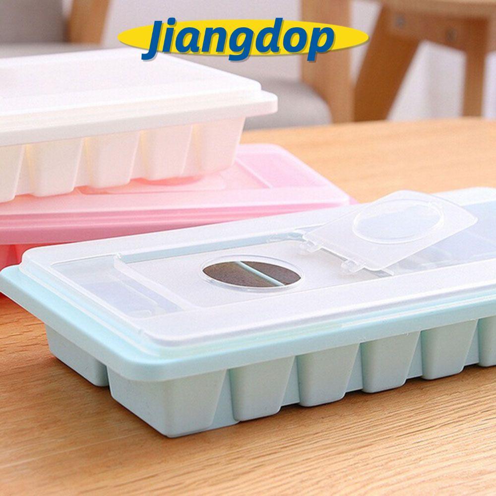 JIANG 16 Cavity Cube Mold Drink Cover Kitchen Jelly Freezer