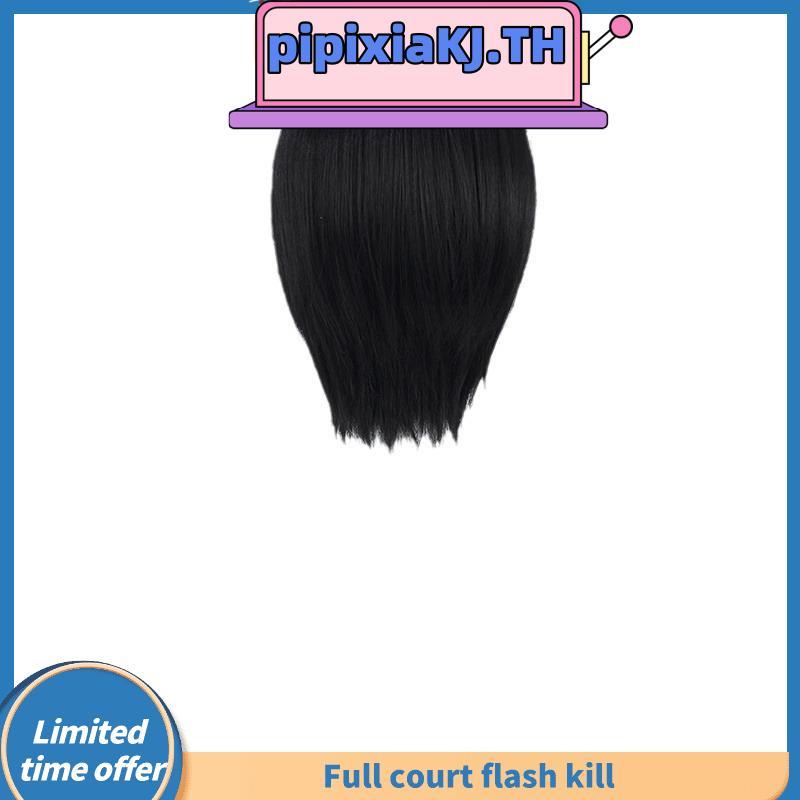 Yb Eminence in Shadow อะนิเมะคอสเพลย ์ วิกผม Cid Kagenou ผมสีดําสั ้ นทนความร ้ อนสังเคราะห ์ Hairpi