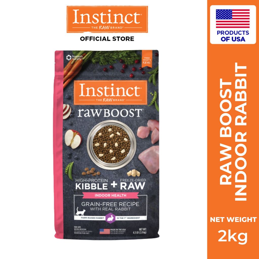 Instinct Raw Boost Indoor Health Rabbit Dry Cat Food 2.2kg