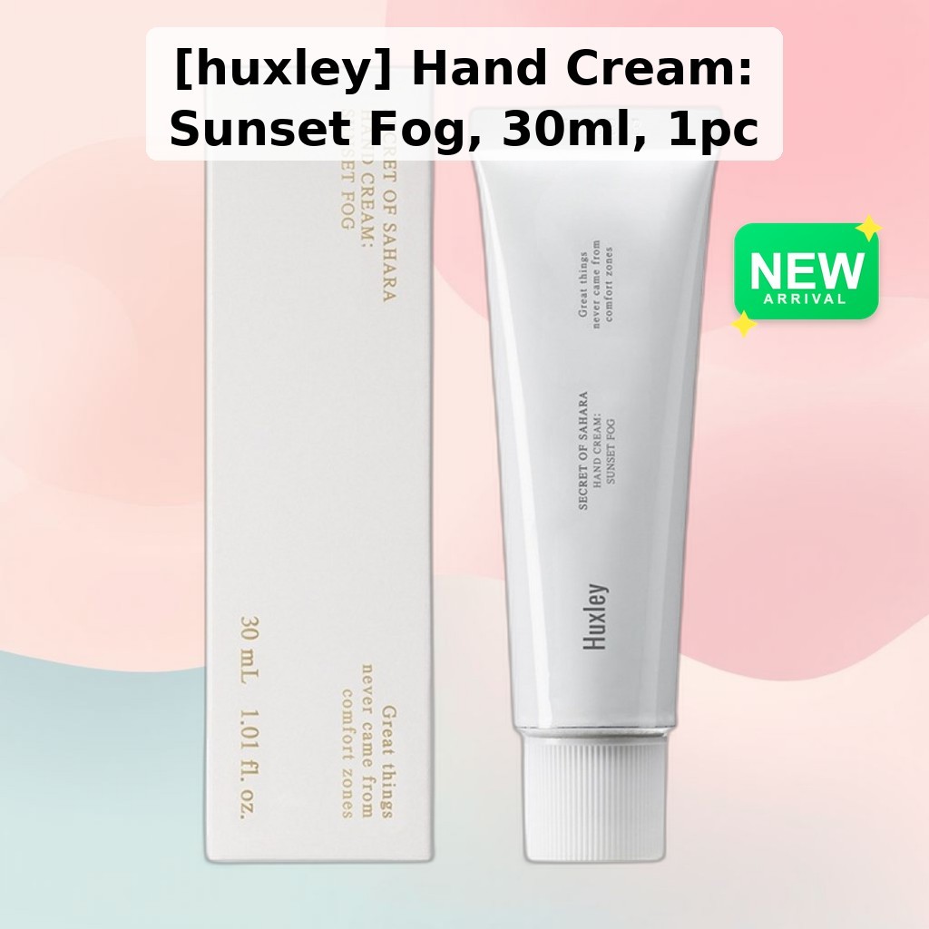 [huxley] Hand Cream: Sunset Fog, 30ml, 1 ชิ้น / ครีมทามือเกาหลี / ดูดซับเร็ว / ของแท้ 100% โดย Krave
