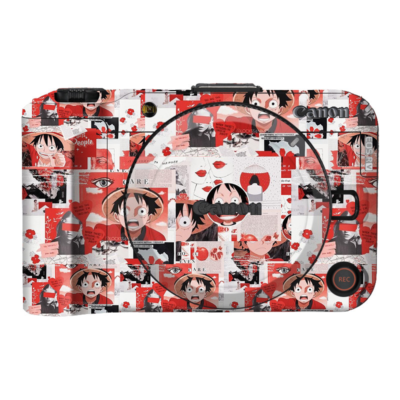 เหมาะสําหรับ Canon EOS r50v กล้องฟิล์มป้องกัน eos r50v การ์ตูน Frosted สติกเกอร์