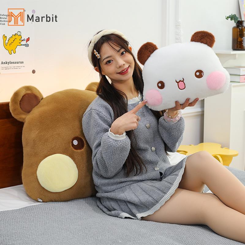 Marbit 1 ชิ้นน่ารักตุ๊กตาสาวของขวัญ 38/60 ซม. Kawaii Bubu Dudu Panda Mitao ตุ๊กตาแมวตุ๊กตาหมอนคู่ของขวัญเบาะของเล่นเด็ก null