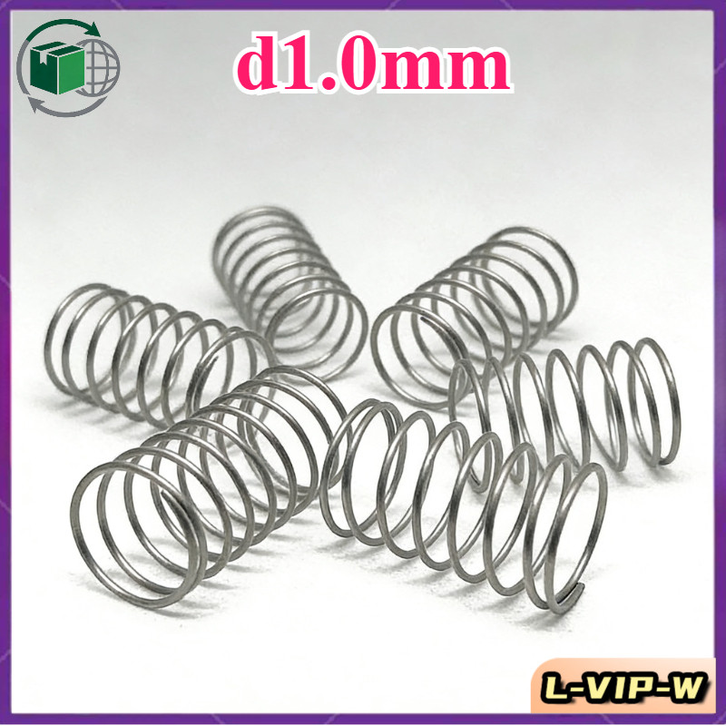 สปริงอัดเหล็กสปริง 65Mn d1.0แรงดันแรง สปริงคืน สปริงอัด ป้องกันความเมื่อยล้าL-VIP-W