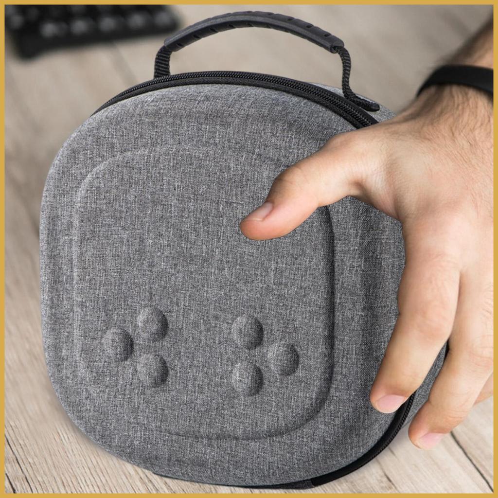 สําหรับ Oculus Meta Quest 3S/Quest 3/Quest 2 VR กระเป๋าถือ Partitioned ชุดหูฟังพกพากรณีจัดเก็บ qiazh