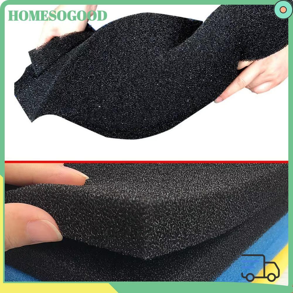 HOMESOGOOD ฟองน้ํากรองตู้ปลา, ระบายอากาศได้ง่ายล้างฟองน้ํากรองตู้ปลา, อุปกรณ์ตู้ปลา High-Density Aquarium กรองผ้าฝ้าย