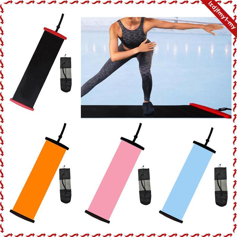 Leipupa Home Gym กระดานสไลด์ลื่นเสื่อสเก็ตสําหรับ Cardio กีฬาฝึกในร่มกลางแจ้ง Balance การฝึกอบรม