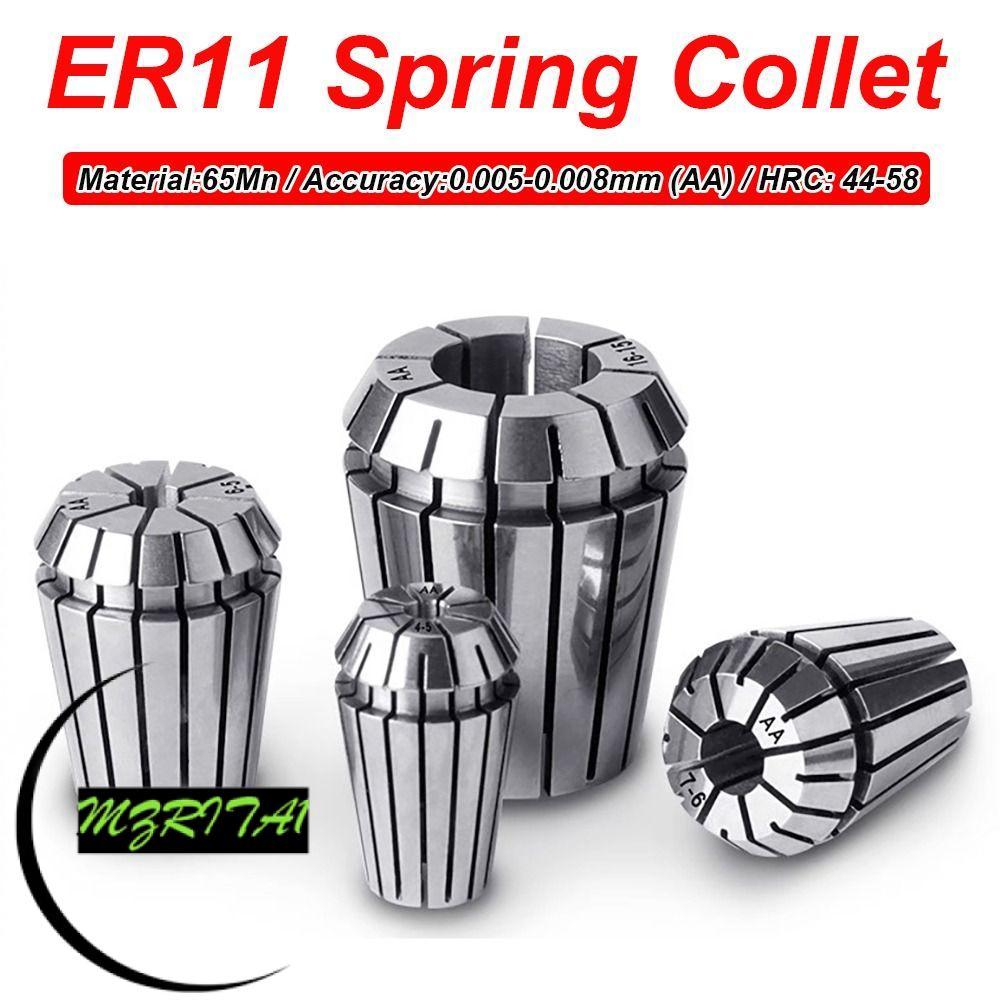 MARITA1 ER Collet, ER11 1/8" Spring Collet, 1mm-8mm มิลลิ่งเครื่องกลึงเครื่องมือ CNC แกะสลัก