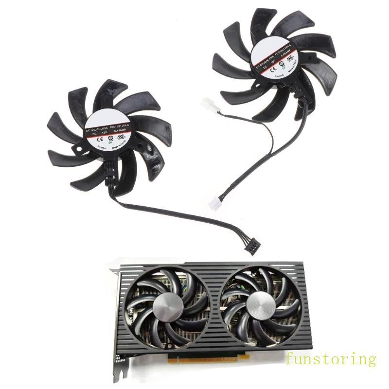 FUN 85 มม.FDC10U12S9-C 4Pin พัดลมระบายความร้อนสําหรับ RTX 3060 TI กราฟิกการ์ด 12V 0 45A