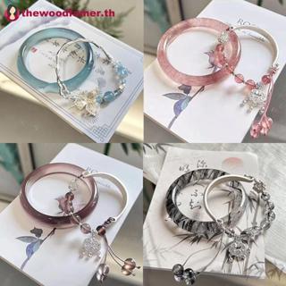 สร้อยข้อมือพู่สไตล์จีน สำหรับผู้หญิง พร้อมของขวัญเครื่องประด…