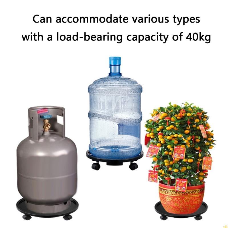 Heavy Duty Plastic Plant Tray With Caster Wheels For Easy Movement