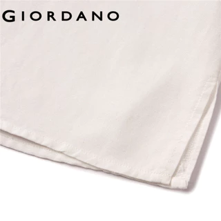 GIORDANO เสื้อเชิ้ตผู้หญิง Women's Loose Linen Shirt 05345213