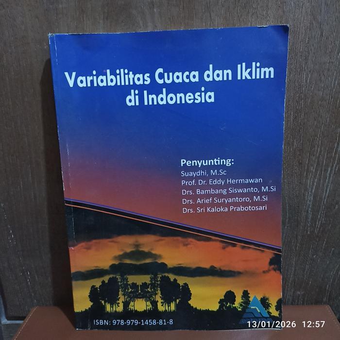 หนังสือ ความอ่อนแอของ Cuca และ iklim ในอินโดนีเซีย 140 หน้า 2014