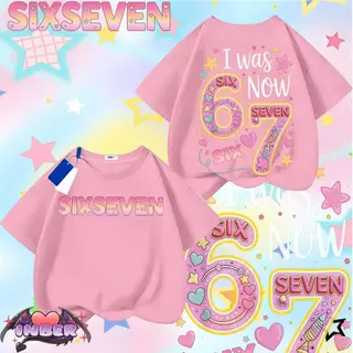 ครึ่งราคา ผ้าฝ้ายแท้ 100% ซีรี่ส์มีมสุดฮิต SIX-SEVEN พิมพ์ลายคุณภาพสูง สไตล์เกาหลีเรียบง่าย ซีรี่ส์ลายใหญ่ เหมาะสำหรับทุ