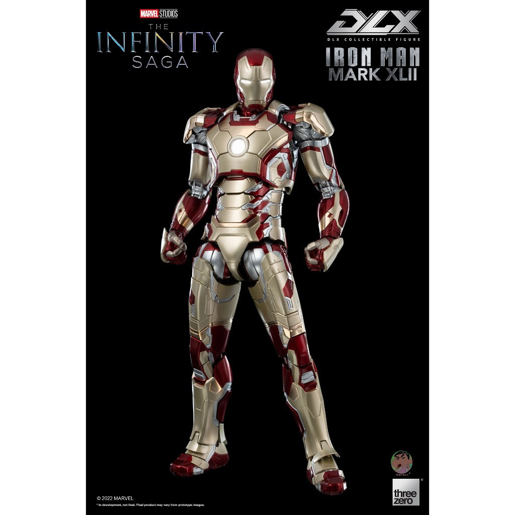(🔵PRE-ORDER)Threezero Marvel Studios: The Infinity Saga DLX Iron Man Mark 42 Action Figure
