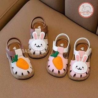 รองเท้าเด็ก รองเท้าเด็กเล็กดอกไม้น่ารัก เปิดหน้าเท้า สไตล์มินิมอล 🌸 อายุ1-3ปี