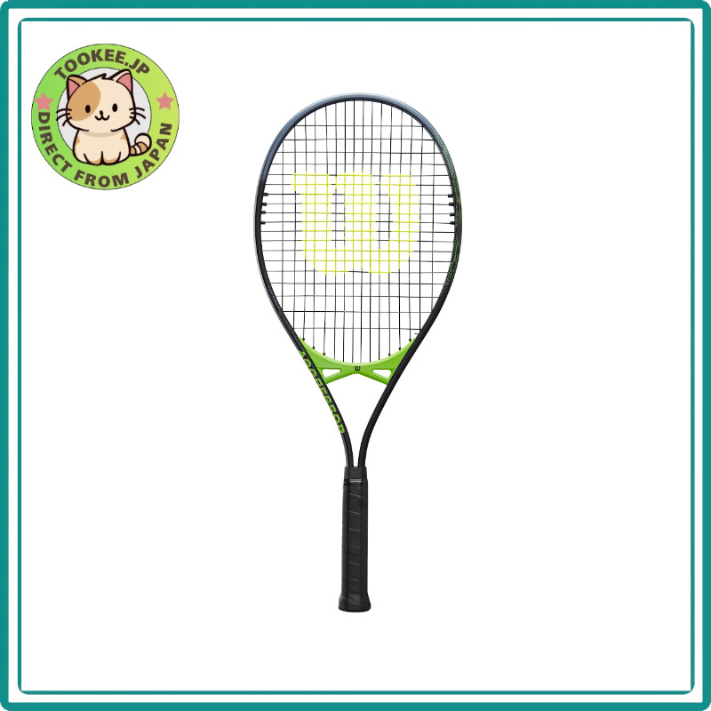 Wilson（威爾勝） 硬式網球拍 [已穿線] Aggressor 握柄尺寸2 黑色 WR147610U2[Direct from Japan]