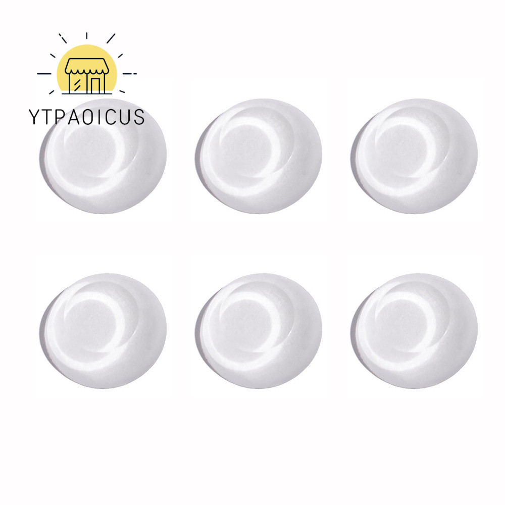 YURUYI 6 ชิ้น Wall Shield เบาะ, 1.57 1.57 ในผนังประตู Handle Stopper, Wall Mount PU อเนกประสงค์ Guar