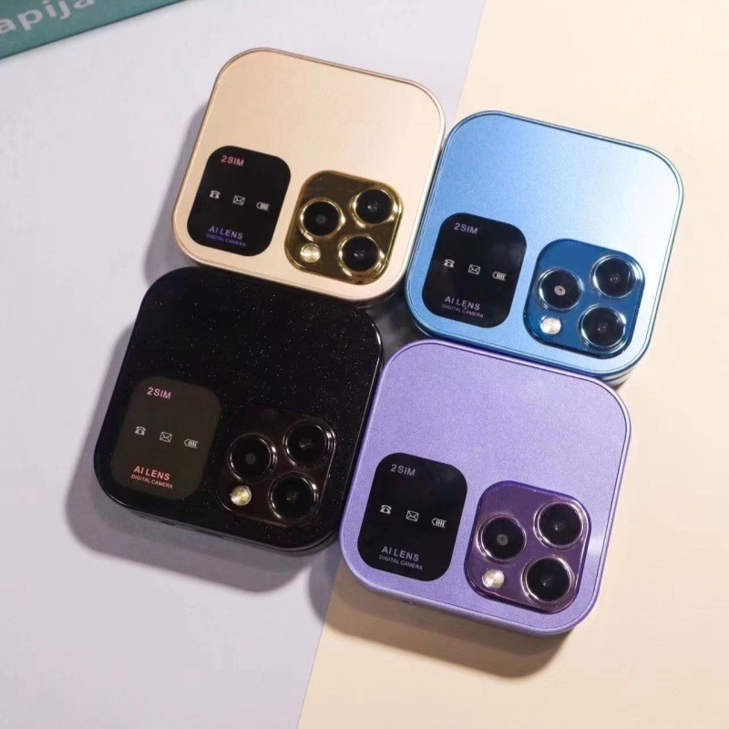 Mini Flip Phone i16 Pro: มือถือปุ่มกด 2G สองซิมสําหรับเด็กและการใช้งานสแตนด์บายขนาดกะทัดรัด