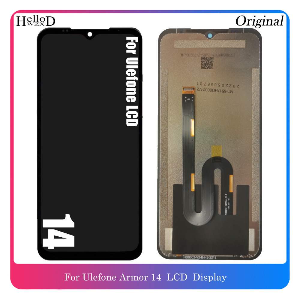 LCD สําหรับ Ulefone Armor 14 Pro 16 17 18 18T 19 18 Ultra 20WT Touch Screen Digitizer Assembly Repla