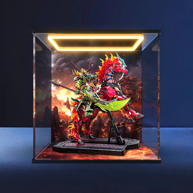 [กล่องแสดงโมเดล] Back-Type Lamp Anti-dust Cover กล่องแสดงอะคริลิคเหมาะสําหรับ Motion Nuclear Warrior