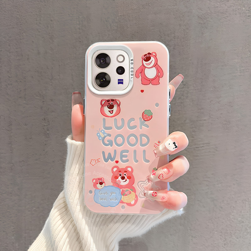 เคส Vivo V70 Case เคสลายน่ารักการ์ตูน วินนี่ เดอะ พูห์ ลักกี้ ลอตโซ่ หมี กันกระแทก พร้อมขอบซิลิโคนอ่อน สายคล้องโทรศัพท์ เคสใหม่ปี 2026 สำหรับผู้หญิง นักเรียน และสาวๆ ราคา ถูกที่สุด ดีลบีเคเค แกลเลอรีภาพที่ 2
