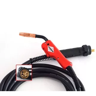 [COD]สายเชื่อม CO2 200 แอมป์ปลายยุโรป MIG CO2 ยาว 5 เมตร สายเชื่อมมิก mig สายเชื่อมmig สายเชื่อมมิกซ์ Eurox สายเชื่อม