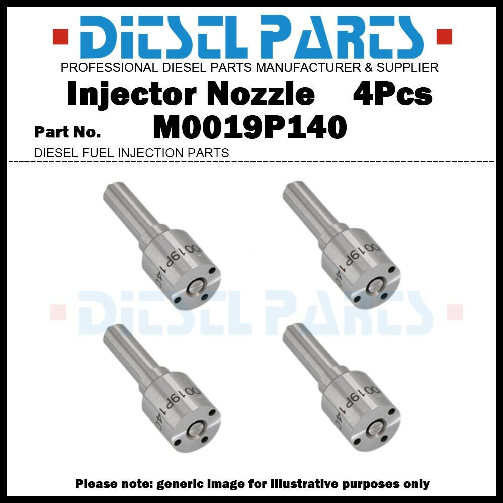 เคล็ดลับหัวฉีดหัวฉีดหัวฉีดดีเซล 4 ชิ้น M0019P140 A2C5343538980 สําหรับ Ford Transit Ranger Everest M