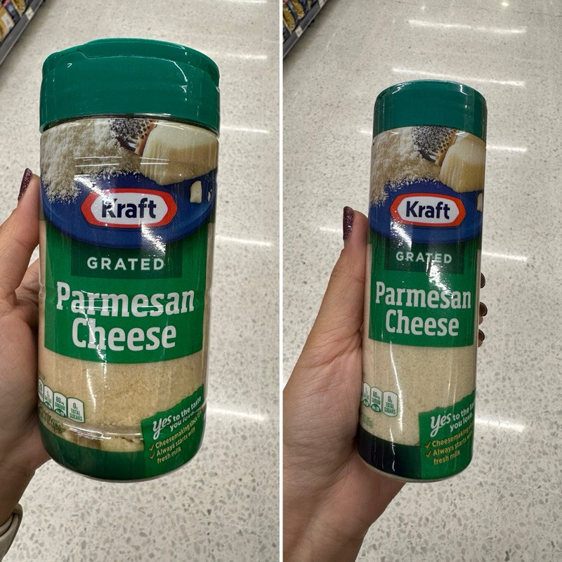 Grated Parmesan Cheese ( Kraft ) เนยแข็ง ชนิดสกิมมิลค์ชีส ( คราฟท์ )